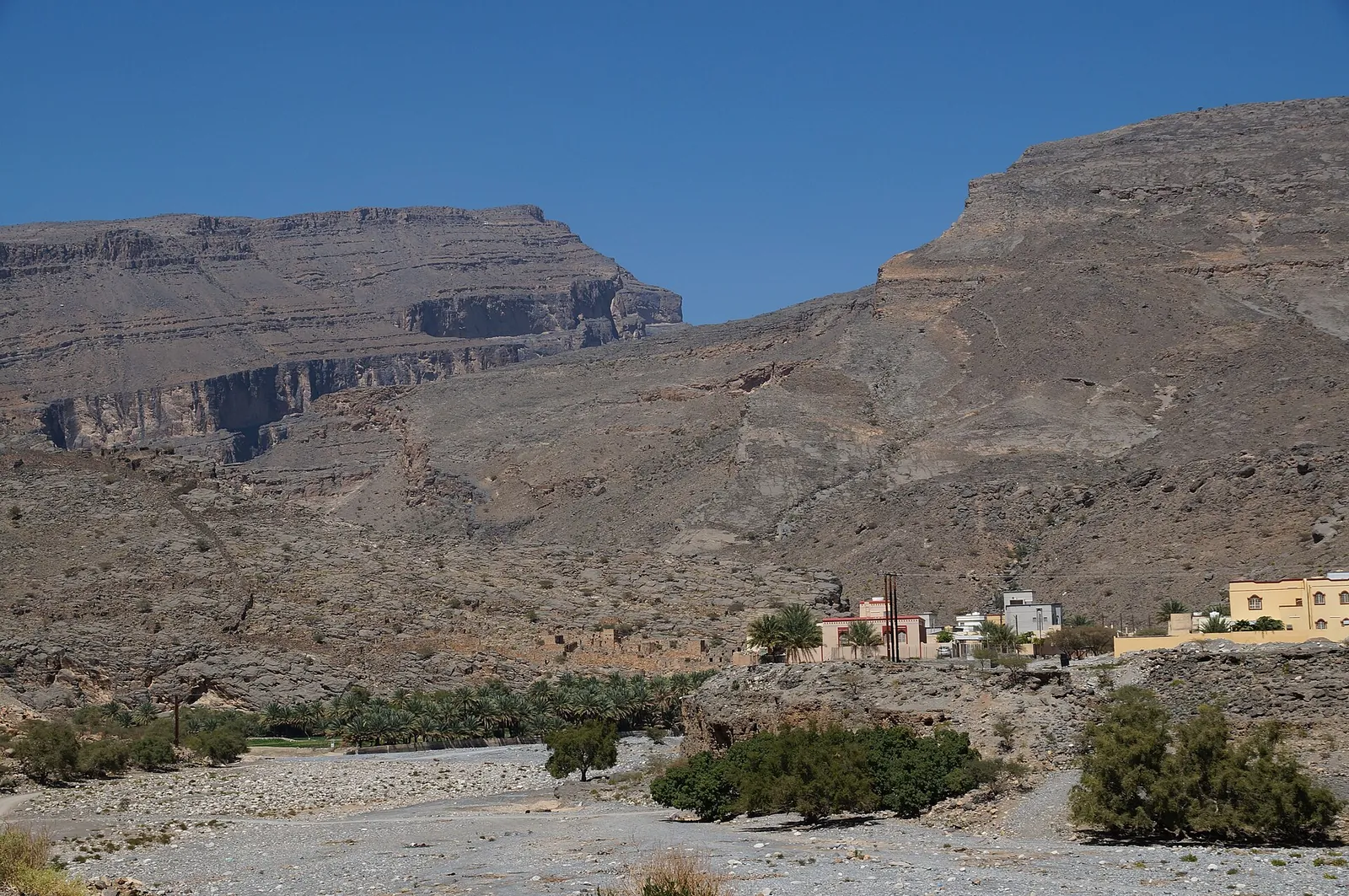 Ghul village and the canyon (Wikimedia Commons)