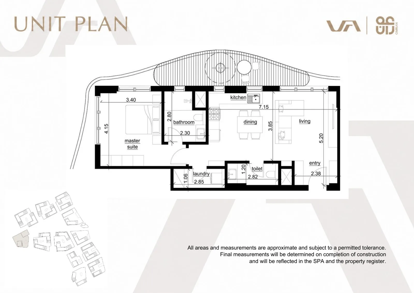 Floor plan A-65