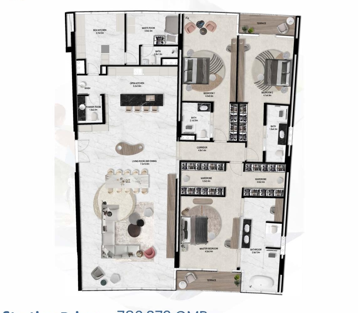 Signature - 3 Bedroom - Onda 401