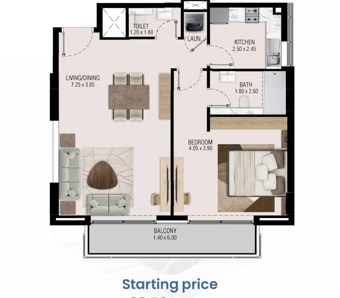 Floor plan A3-APT-511