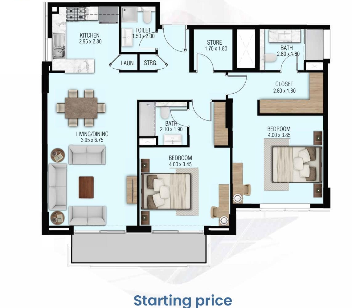 Floor plan A3-APT-303